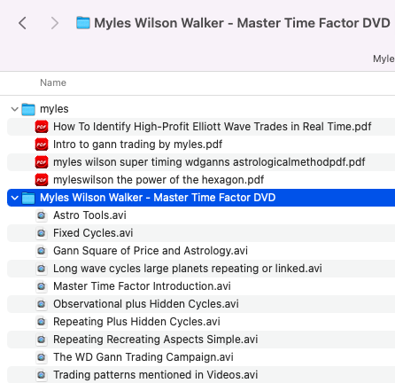 Miles Wilson Walker – WD Gann’s Master Time Factor DVD-Premium - Image 2